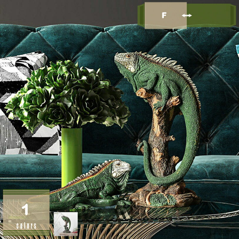 500円OFFクーポン インテリア装飾 かっこいい トカゲ 樹脂工芸品 おきもの 本物そっくり 高級 爬虫類の彫刻 蜥蜴 ガーデンオーナメント 机の装飾 ガーデニング置物 置物 レトロ 大きめ 室内の飾り アウトドア ホームガーデン ホームインテリア mysco