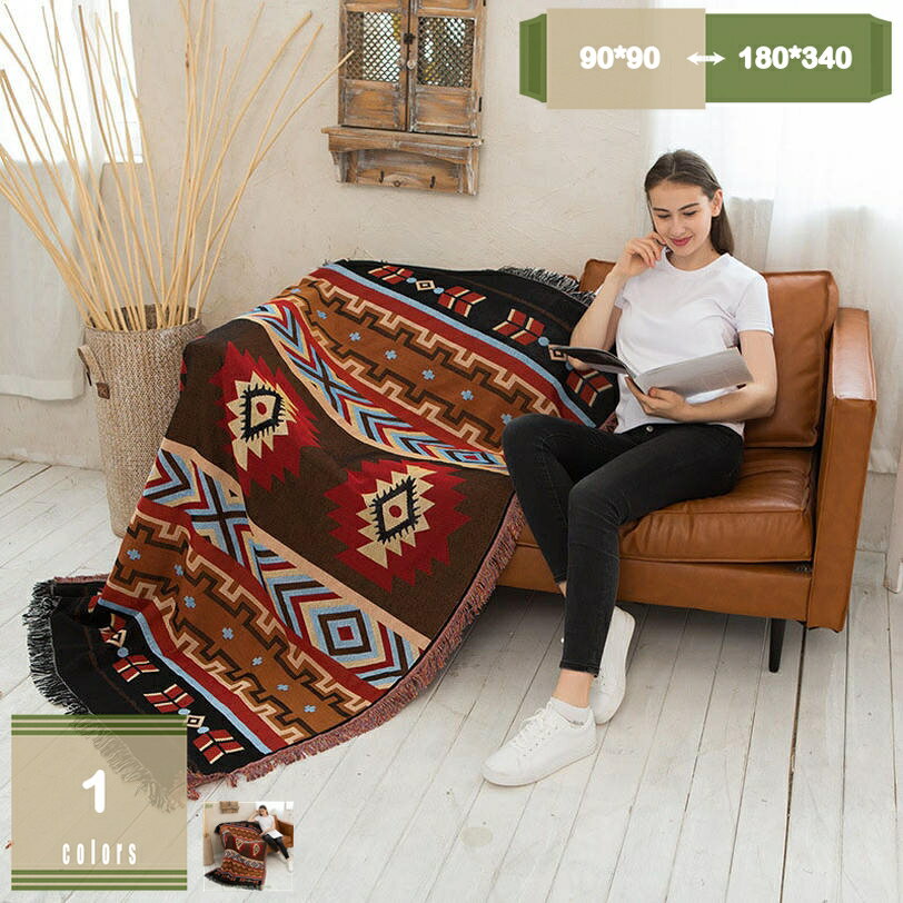 Sofa Covers - 500円OFFクーポン マルチカバー ソファカバー 北欧 ブランケット おしゃれ ソファーのカバー ラグ 幾何図形 ソファ ブランケット ベッドカバー 暖かい 犬猫対策用 爪とぎ防止 ソファーマット 毛布 柔らかく 水洗い 大きい ふわふわ フリンジ付き 130×180cm mysco