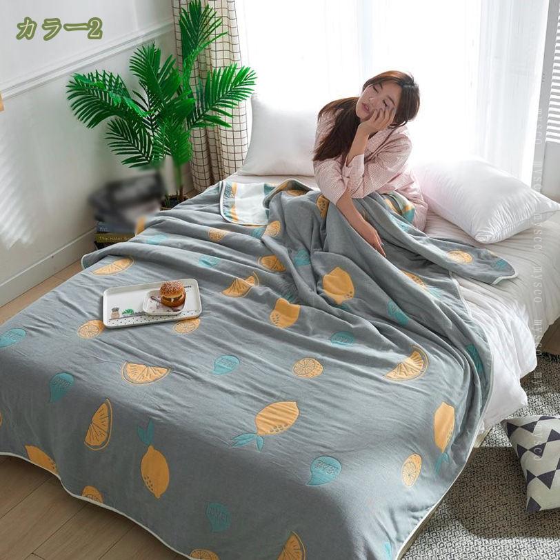 500円OFFクーポン 掛けふとん かけ布団 6重織り ブランケット 綿毛布 ガーゼタオル...
