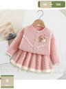 女の子 ニット セーター プリーツスカート 上下セット セットアップ 子供服 JK制服 暖かい 長袖 ミニスカート ニットセーター カワイイ 韓国風 秋冬 春 冬 無地 防寒 シンプル ガールズ デート 通学 通園 フォーマル 普段着 mysco
