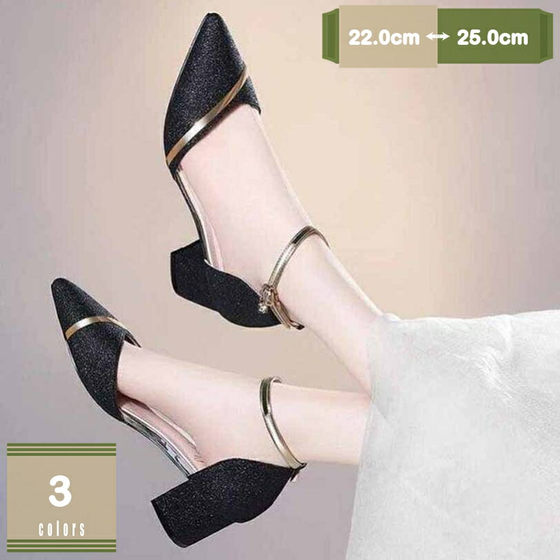 777円OFFクーポン レディースストラップパンプスピンヒール ハイヒールポインテッドトゥ美脚パーティー ポインテッドトゥ シューズローヒール痛くない 歩きやすい レディース靴オフィス通勤お呼ばれ フォーマル宴会結婚式 mysco