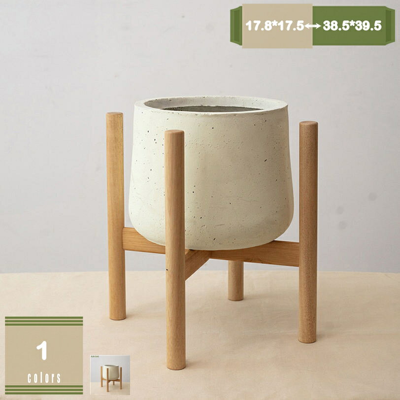 Flower Stand - フラワースタンド 木製 室内 組み立て簡単 プランタースタンド 玄関 おしゃれ 鉢スタンド 屋外 観葉植物 台 スタンド 鉢台 フラワーポット 植木鉢台 花台 植木鉢 ガーデニング 天然木 飾り台 ナチュラル ポットスタンド mysco