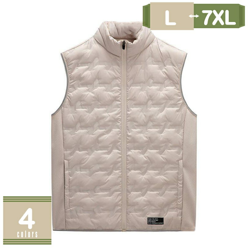 ダウンジャケット メンズ 防寒アウター ダウンベスト 冬 撥水 冬 ゴルフ キャンプ アウトドア用品 軽量..