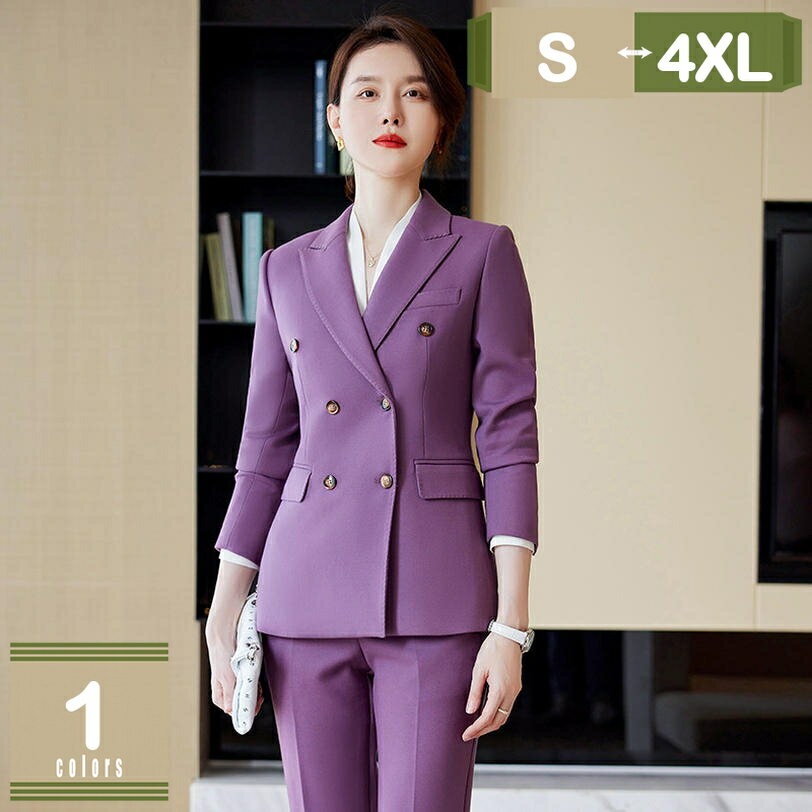 セットアップ レディース おしゃれ スーツ パンツスーツ パンツ 2点セット 上下セット シャツ ズボン テーパードパンツ カジュアル ゆったり 着痩せ ロング丈 パーティー 通勤 フォーマル ミセス エレガント フォーマルスーツ mysco