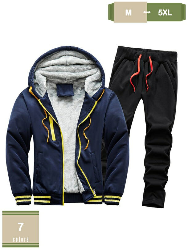 777円OFFクーポン パーカー メンズ スウェット 裏起毛 上下セット 長袖 秋 冬 ジャージ ロングパンツ 2点セット ジップ フード付き スポーツ アウトドア スポーティー セットアップ トレーナー あったかい 防寒 防風 部屋 大きいサイズ 春 mysco