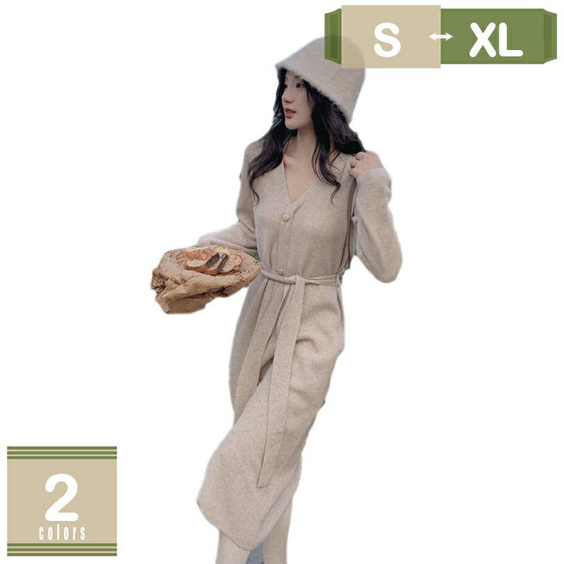 リブ ニットワンピース ミモレ丈 高見え 細見え ロング丈 清楚 カジュアル 伸縮性 黒 大きいサイズ レディース マキシワンピース ロングワンピース 秋冬 v...