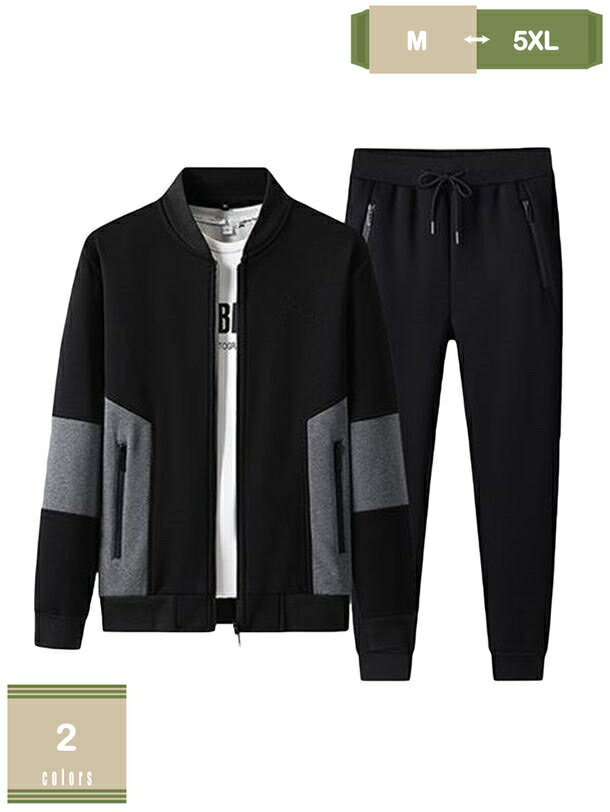 1000円OFFクーポン メンズ スウェット 上下セット ジャージ 長袖 トレーナー ズボン セットアップ スポ..
