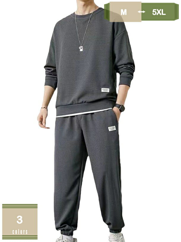 500円OFFクーポン スウェット メンズ パーカー 上下セット 長袖 秋 冬 裏起毛 トレーナー ズボン 大き..