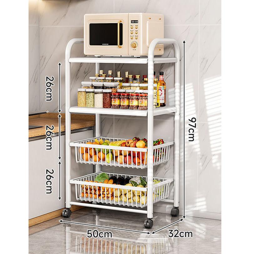 2000円OFFクーポン キッチンワゴン キッチンワゴン キャスター付き キッチン収納カート 頑丈 コンパクト 小物収納 移動式 隙間収納 組立簡単 浴室/台所/冷蔵庫収納ラック ブラック 移動式 キャスター付き 多機能 軽量 mysco [3]