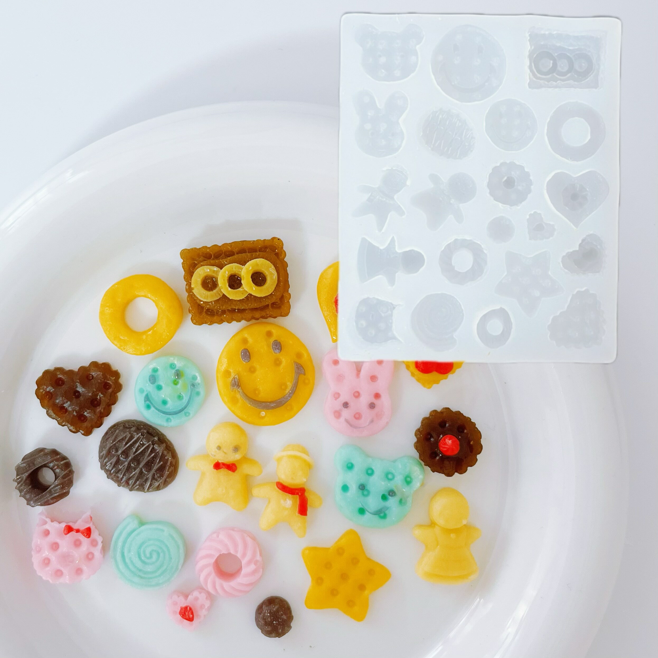【シリコンモールド C0297】焼き菓子 クッキー ジンジャークッキー ドーナツ ビスケット クリスマス シ..