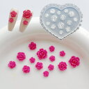 【シリコンモールド H004-2】バラ 花 フラワー ローズ 薔薇 植物 ネイルパーツ 封入パーツ レジン封入 モールド かわいい シェイカー シャカシャカ 装飾 デコパーツ クロムネイル 工作 デコパーツ