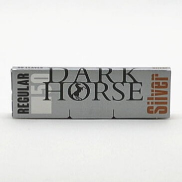 【DARK HORSE】ダークホース 手巻きタバコ シルバー シングル ペーパー 50枚