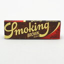 Smoking　スモーキング 手巻きタバコ 巻紙60枚入 No.8 ブラウン Smoking・Brown Unbleached 70mm 手巻きたばこ 手巻 …