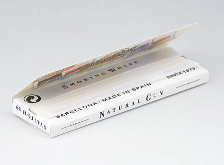 Smoking スモーキング 手巻きタバコ用 巻紙60枚入 Smoking・white ホワイト 手巻きタバコ シングルペーパー 70mm 手巻きたばこ