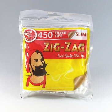 【ZIG-ZAG】ジグザグ 手巻きタバコ用 スリム フィルター 450個入 zigzag 手巻きタバコ