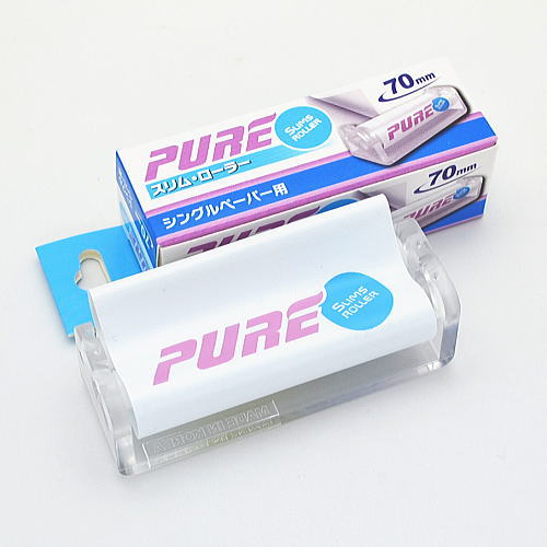 楽天マイセン　楽天市場店新商品 PURE ピュア スリムフィルター 6ミリ専用 手巻きタバコ用 プラスチック製 巻器 手巻きタバコ ローラー 70mm用