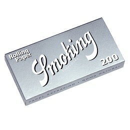 お徳用 スモーキング 手巻きタバコ用 巻紙200枚入 手巻きタバコ Smoking・Silver 1 1/4ペーパー 78mm マスター 手巻きたばこ 手巻きタバコ