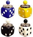 【愛龍社】ダイス灰皿 回転灰皿 卓上回転式灰皿 DICE カラー
