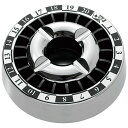 【煙の出ない灰皿】ノンレット灰皿21 クロームWP ルーレット柄 ペンギン社製