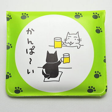 【使い捨て ボタン式】プリント柄携帯灰皿■ポケット灰皿■犬 猫 ドッグ キャット柄 猫犬デザイン携帯灰皿にちじょう編G