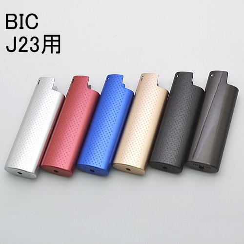 NEW【BIC　J23　金属製ライターケース】デコ用　ビック　J23　bicライター1個を使用します。