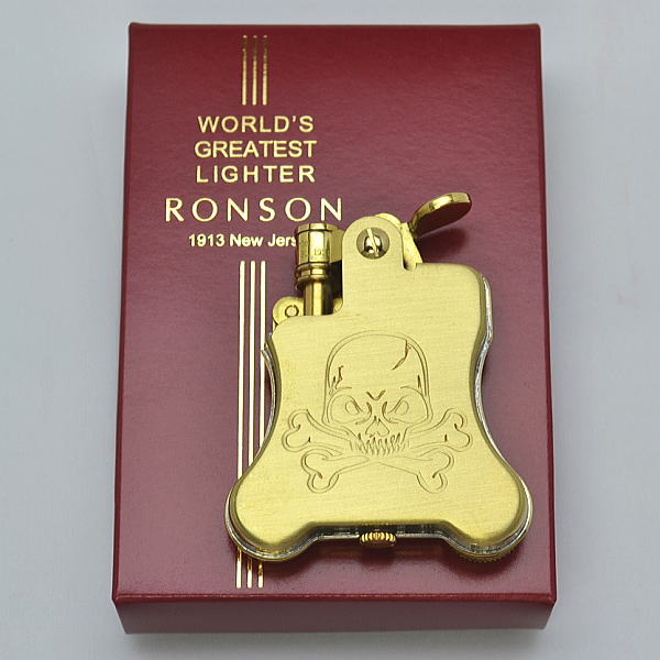 オイルライター 100個限定 当店マイセンオリジナル RONSON ロンソン バンジョー スカル ドクロ R01-2016 oil lighter【送料無料】