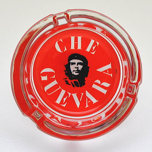 【チェ ゲバラ柄】 灰皿 ガラス灰皿 スター