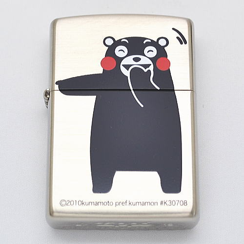 熊本　くまモン　zippo　両面加工　ジッポー　no.6