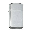 スリムＺｉｐｐｏ 【数量限定】zippo ライター Brushed Chrome ブラッシュ クローム サテーナ スリムZIPPO #1600 [ジッポ/ZIPPO/lighter/ジッポーライター]