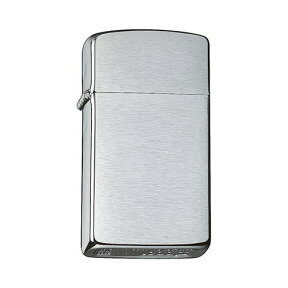 【数量限定】zippo ライター Brushed Chrome ブラッシュ クローム サテーナ スリムZIPPO #1600 [ジッポ/ZIPPO/lighter/ジッポーライター]