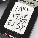 zippo ジッポー スカル TAKE IT EASY オイ