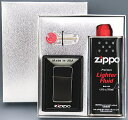 【プレゼントに最適】Black Ice ブラックアイス #20492 PVD加工 スリム ZIPPO ギフトセット zippo ライター 【楽ギフ_包装選択】