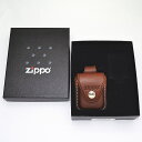 ライター 【ZIPPOなし】ZIPPO ジッポ zippo ジッポー ライター用 ギフト gift ブラウン革ポーチ付ボックス 【ライターなしBOX】