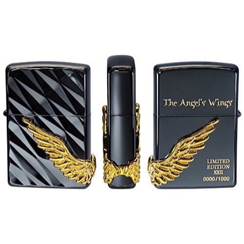 【送料無料　限定1000個】ANGELS WINGS Zippo エンジェルウイング　ZIPPO PAW-2022BN　シリアル番号入..