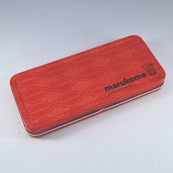 【缶ペンケース】マルコメ君B　デザイン柄　ブリキ缶　カンペンケース　マルコメ味噌承認 mysen-10004675 マイセン 楽天市場店 サンプル画像2