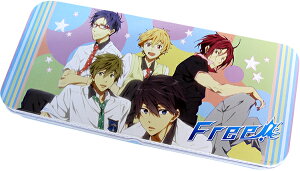 【缶ペンケース】Free!（フリー） B　ブリキ缶　カンペンケース　京都アニメーション