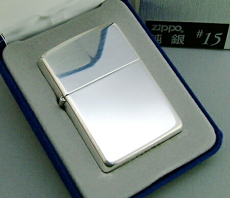 【送料無料おまけ付】純銀zippo スタ