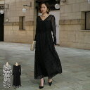 urban sheer day dress パーティー ドレス ワンピース 結婚式 お呼ばれ バルーン袖 お呼ばれ 謝恩会 成人式 同窓会