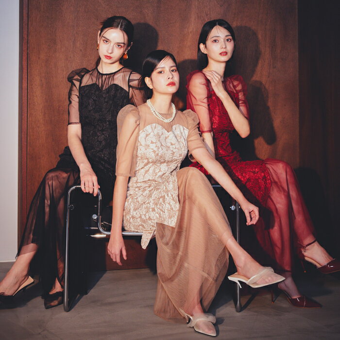 jaqurd doking dress パーティー ドレス ワンピース マーメイドシルエット ロング丈 結婚式 謝恩会 成人式 同窓会