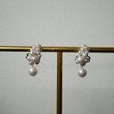 speck pearl earring イヤリング パール パーティ アクセサリー オケージョン 結婚式 フォーマル エレガント お呼ばれ 謝恩会 成人式 同窓会