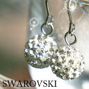 ピアス パヴェボール 8mm swarovski ピ