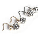 パール ピアス パヴェボール シンプル レディース アクセサリー クリスタル パヴェ 可愛い ホワイト