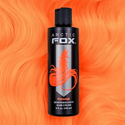 【新色・送料無料】Arctic Fox アークティックフォックス ポーレンジ ＜118ml＞　PORANGE オレンジ系マニックパニック エンシェールズ愛用者におすすめ　LA発 セミヘアカラーブランド ヘアマニキュア ヘアカラー