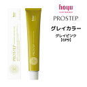【メール便可】ホーユー プロステップ グレイカラー 1剤 グレイピンク 【GP9】 <80g> hoyu PROSTEP ヘアカラー ヘアマニキュア※メール便8個まで
