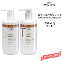 シュワルツコフ BC KUR カラースペシフィーク シャンプー<750mL>&トリートメント<750g> セットSchwarzkopf BCクア
