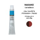 ナカノ NAKANO キャラデコ アクリルカラー アルカリ アクリルレッド A red/a 80g