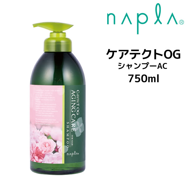 【3,980円以上で送料無料】【クーポン配布中】ナプラ ケアテクトOG シャンプー AC 750ml ノンシリコン オーガニック エイジング napla CARETECT OG