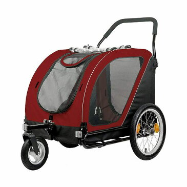 Air Buggy for Dog エアバギーフォードッグ ネスト【大・中型犬45kgまで対応】タンゴレッド【送料無料】(エアバギー 犬 ペット用カート 犬用カート ペットキャリー)