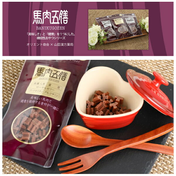 【3個セット】馬肉五膳シニア 50g 犬用おやつ ドッグフード ジャーキー サプリメント 漢方 オリエント商会 mystyle-pet-10039744 MyStyleペットストア サンプル画像2