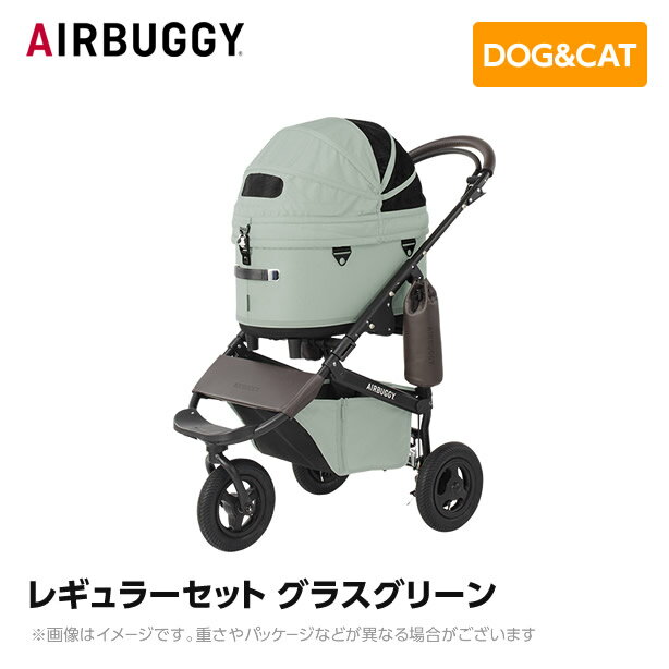 AIRBUGGY エアバギー エアーバギー ドーム3 レギュラーセット グラスグリーン AD3209 ペットカート